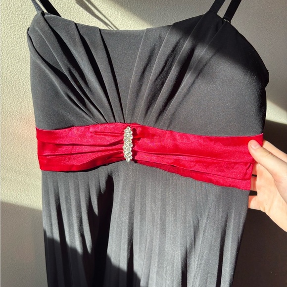 Vintage 90s Black Mini Dress - Picture 6 of 11